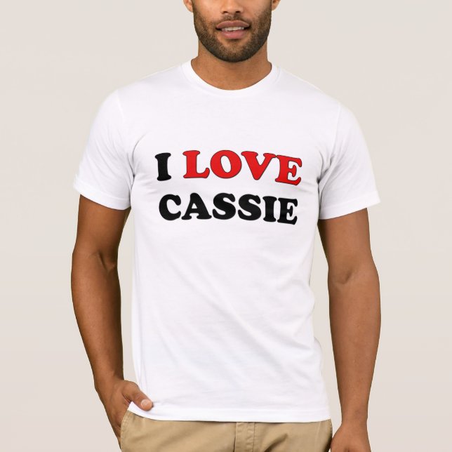 Jag älskar Cassie T Shirt (Framsida)