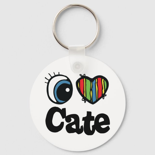 Jag älskar Cate Nyckelring (Framsida)