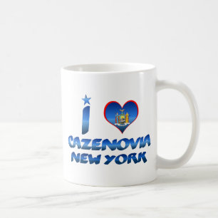 Jag älskar Cazenovia, New York Kaffemugg