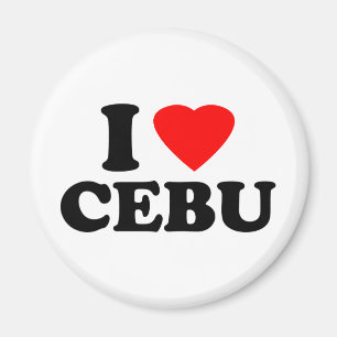 Jag älskar Cebu Magnet