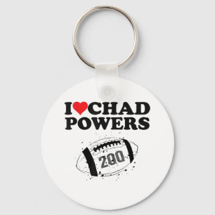 Jag älskar Chad Powers 200 Amerikansk Fotboll Unde Nyckelring