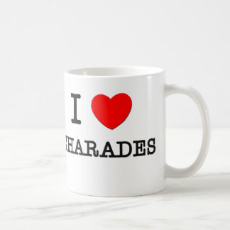Jag älskar charader kaffemugg
