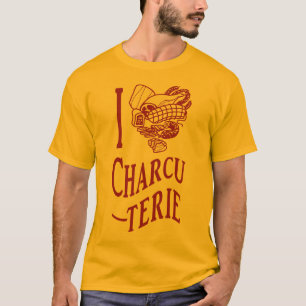Jag älskar charkuteri t-shirt