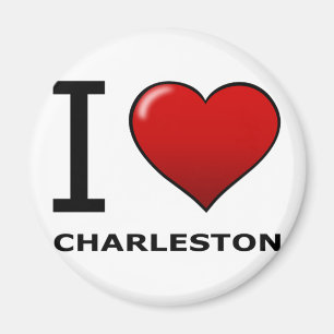 JAG ÄLSKAR CHARLESTON, SC - SOUTH CAROLINA MAGNET