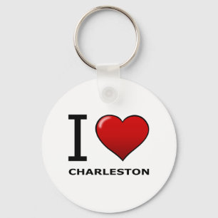 JAG ÄLSKAR CHARLESTON, SC - SOUTH CAROLINA NYCKELRING