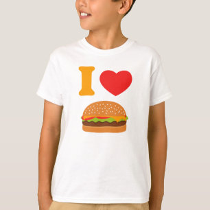 Jag älskar Cheeseburgers T-shirt