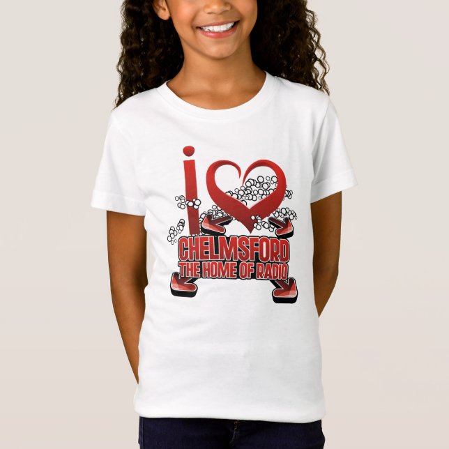 Jag älskar Chelmsford hemmet av Radio T skjortan Tee (Framsida)