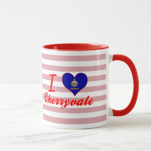 Jag älskar Cherryvale, Kansas Mugg