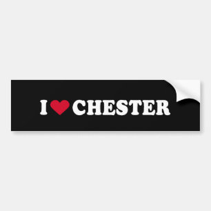 JAG ÄLSKAR CHESTER BILDEKAL