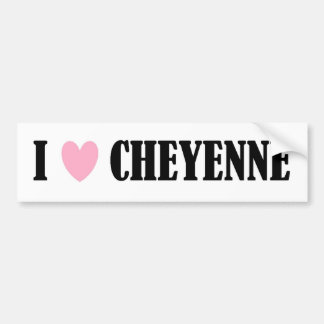 JAG ÄLSKAR CHEYENNE BILDEKAL