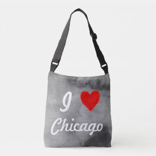 Jag älskar Chicago Axelväska