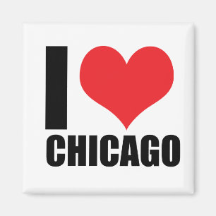 Jag älskar Chicago Magnet