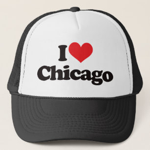 Jag älskar Chicago Truckerkeps
