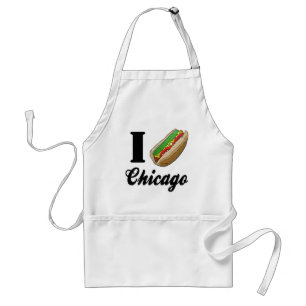 Jag älskar Chicago varmkorvar Förkläde