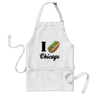 Jag älskar Chicago varmkorvar Förkläde