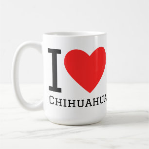 Jag älskar chihuahua  kaffemugg