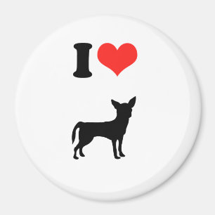 Jag älskar chihuahuaen magnet