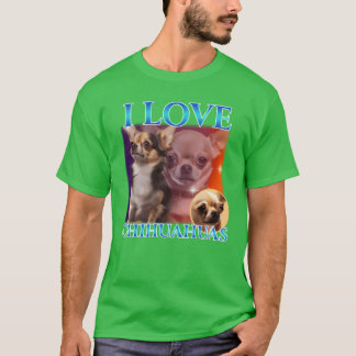Jag älskar Chihuahuas familj T Shirt