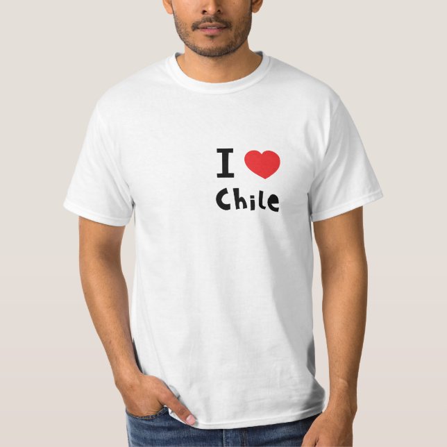 Jag älskar chilen t shirt (Framsida)