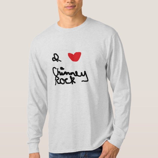 Jag älskar Chimney Rock T Shirt (Framsida)