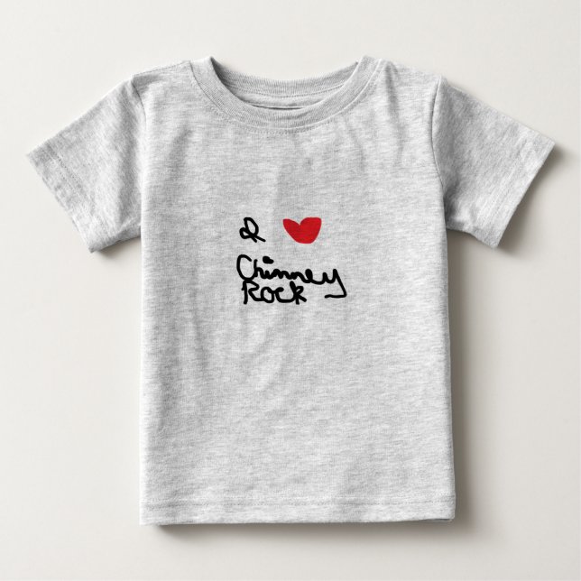 Jag älskar Chimney Rock T Shirt (Framsida)
