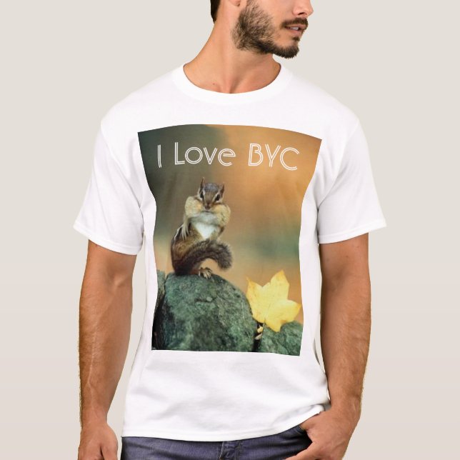 Jag älskar Chipmonk Tee Shirt (Framsida)