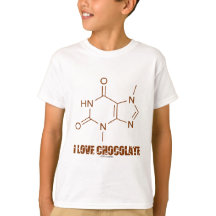 Jag älskar choklad (den kemiska molekylen för