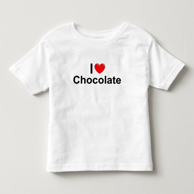 Jag älskar choklad (för hjärta) tee (Framsida)