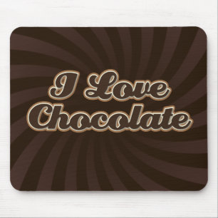 Jag älskar choklad Mousepad Musmatta