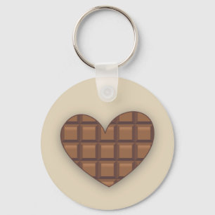 Jag älskar choklad nyckelring