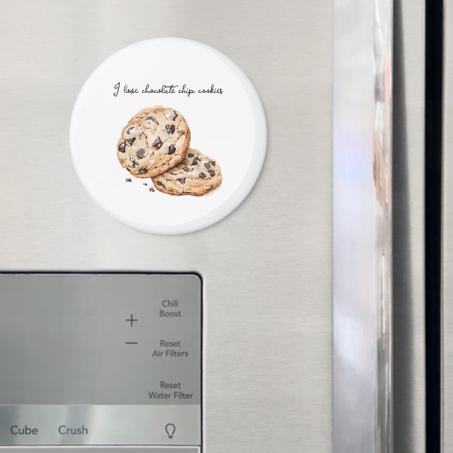 Jag älskar chokladchipskakor   magnet (In Situ (Fridge))