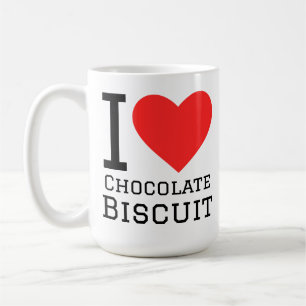 Jag älskar chokladkaka kaffemugg