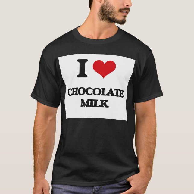 Jag älskar chokladmjölk tröja (Framsida)