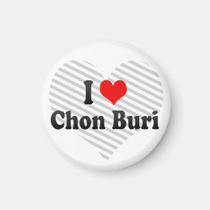 Jag älskar Chon Buri, Thailand Magnet