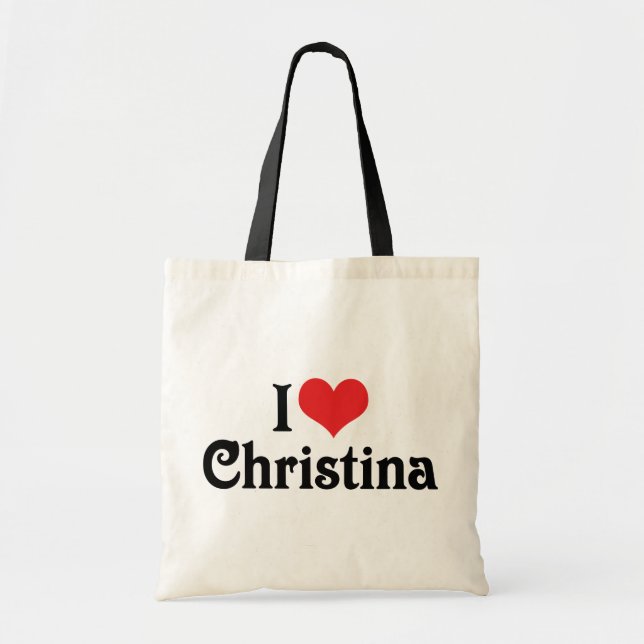 Jag älskar Christina Tygkasse (Framsidan)