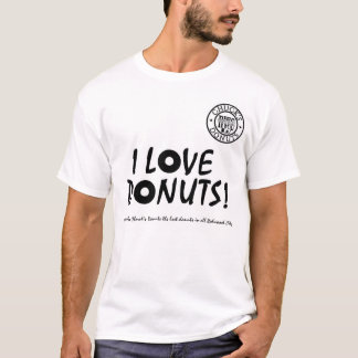 Jag älskar chuckDonuts i Redwood City skjorta 24 T-shirt