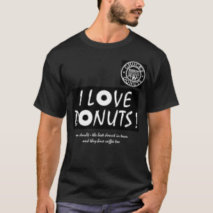 Jag älskar chuckDonuts i Redwood City skjorta 34 T-shirt