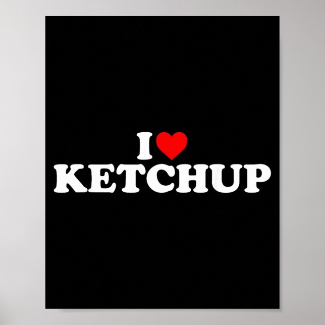 Jag älskar Chup - Hjärta Poster (Framsidan)