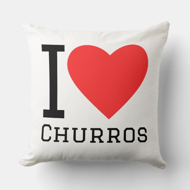 Jag älskar churros kudde (Framsida)
