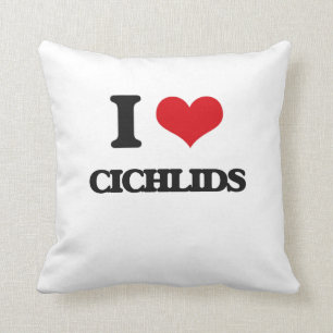 Jag älskar Cichlids Kudde