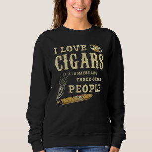 Jag älskar cigarrer och kanske som tre andra männi t shirt
