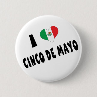 Jag älskar Cinco de Mayo Knapp