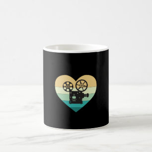 Jag älskar Cinema Retro Filmprojektor Kaffemugg