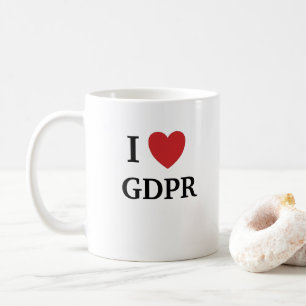 Jag älskar citationstecken för skydd för data f kaffemugg