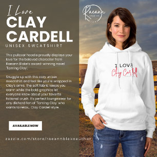 Jag älskar Clay Cardell Basic Unisex Tröja