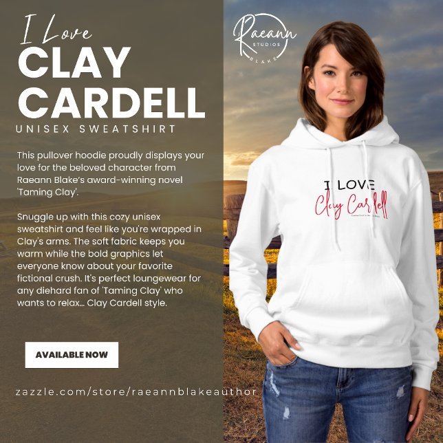 Jag älskar Clay Cardell Basic Unisex Tröja (Skapare uppladdad)