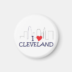 Jag älskar Cleveland Magnet