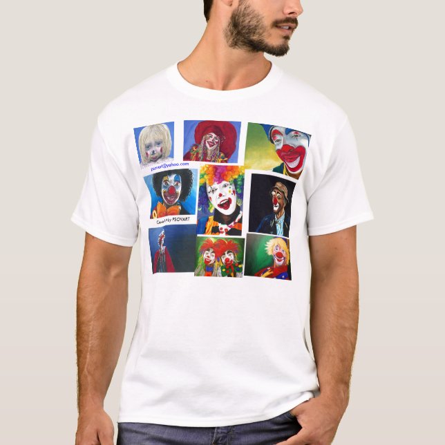 Jag älskar clownT-tröja Tee (Framsida)
