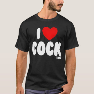 Jag älskar cocktails Snuskiga roliga kvinnors pins T Shirt