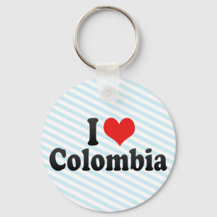 Jag älskar Colombia Nyckelring